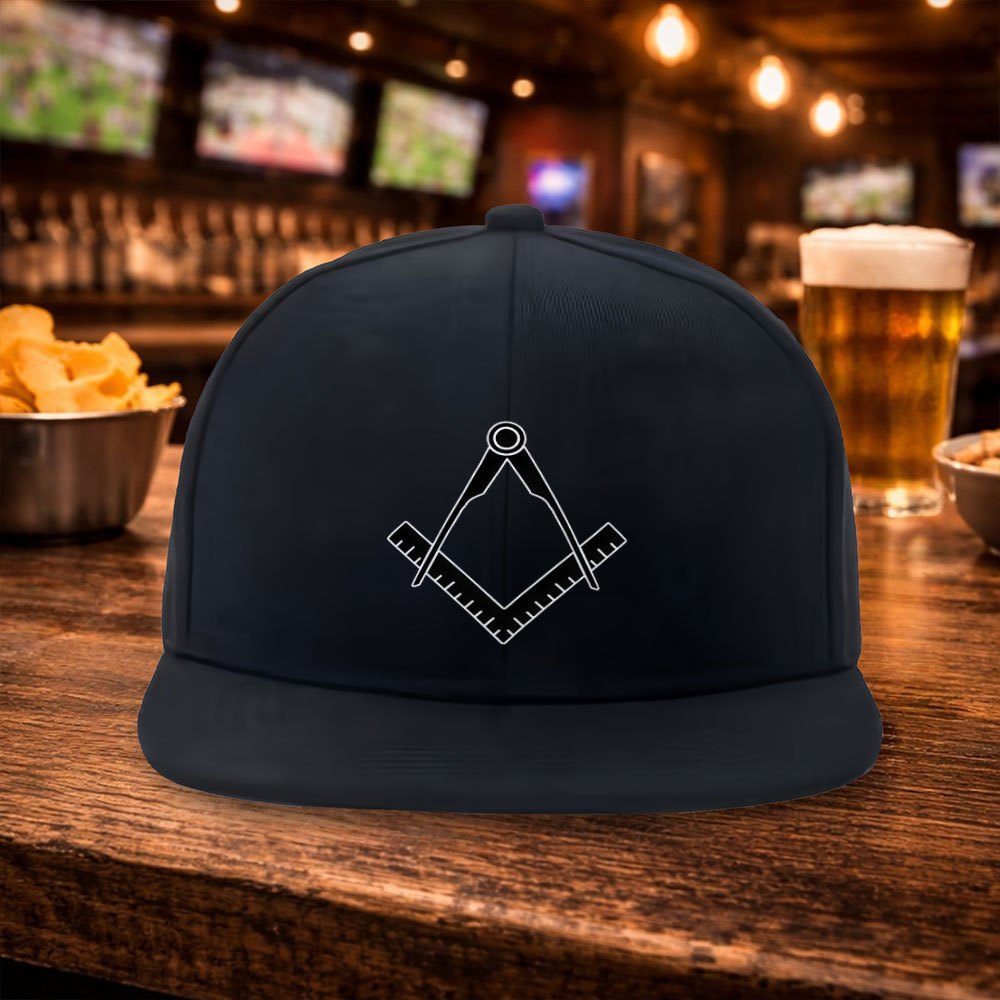 Street Fashion Couple - 2026 Masonic Logo Flat Brim Hip
