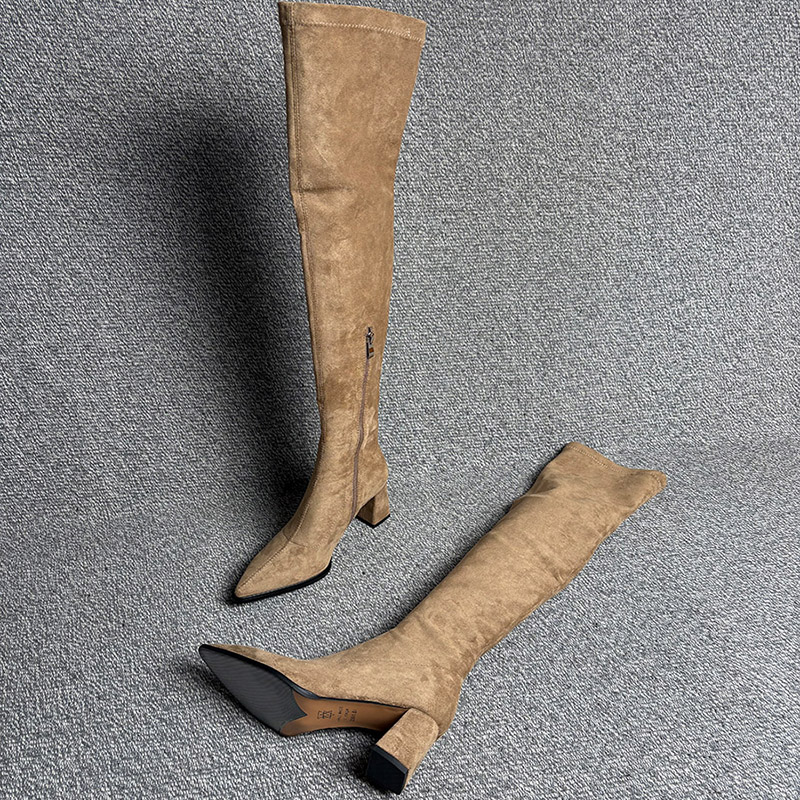 Winter Fashion Pointed Toe Wom - Street Fashion Female avaliação e preço