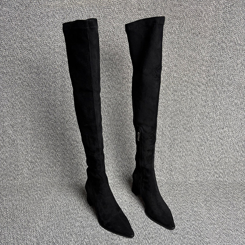 Winter Fashion Pointed Toe Wom - Street Fashion Female avaliação e preço