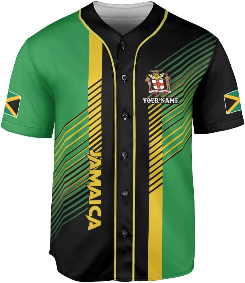 Personalized Name Jamaica Desi - Street Fashion Jersey avaliação e preço