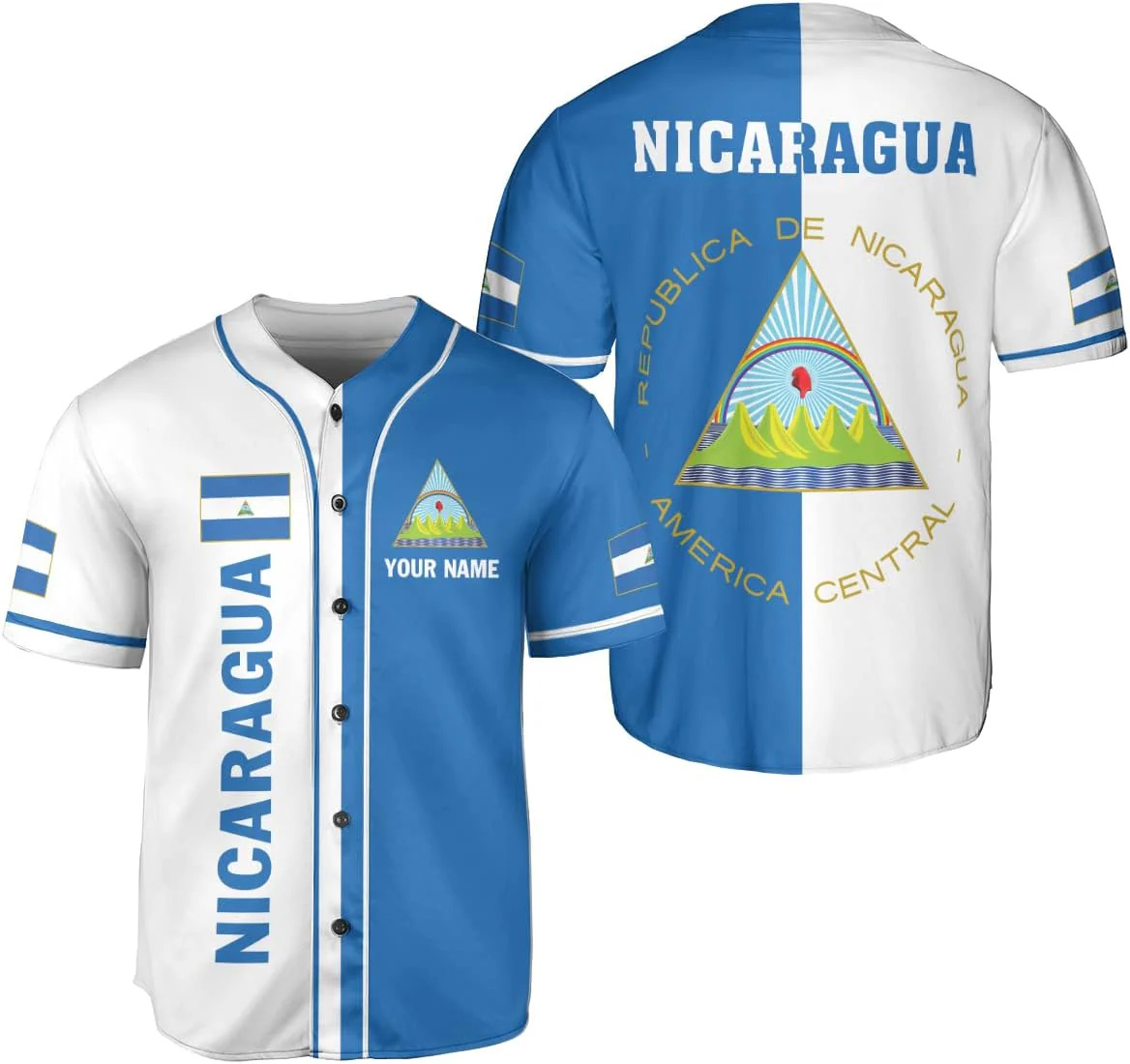 Personalized Name Nicaragua De - Street Fashion Jersey avaliação e preço