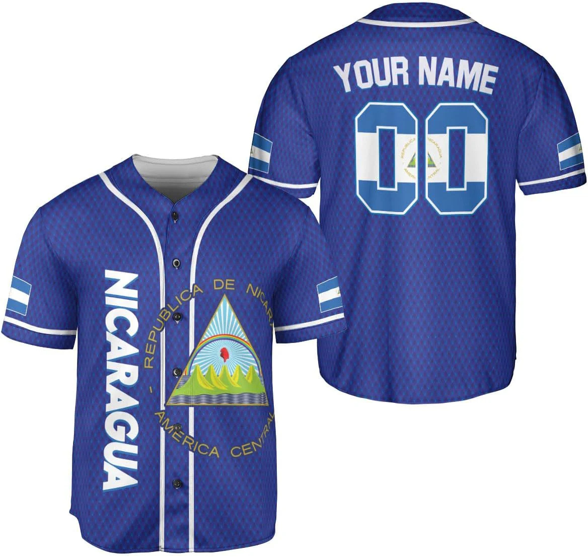 Personalized Name Nicaragua De - Street Fashion Jersey avaliação e preço