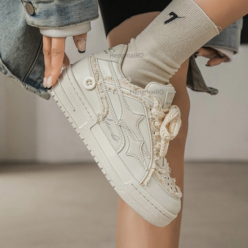 Women Sneakers Man Retro Star  - Street Fashion Couple avaliação e preço