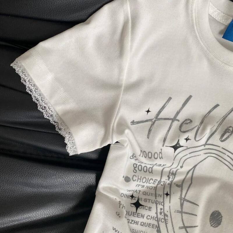 Summer Women's New Sweet Cool  - Street Fashion Jersey avaliação e preço