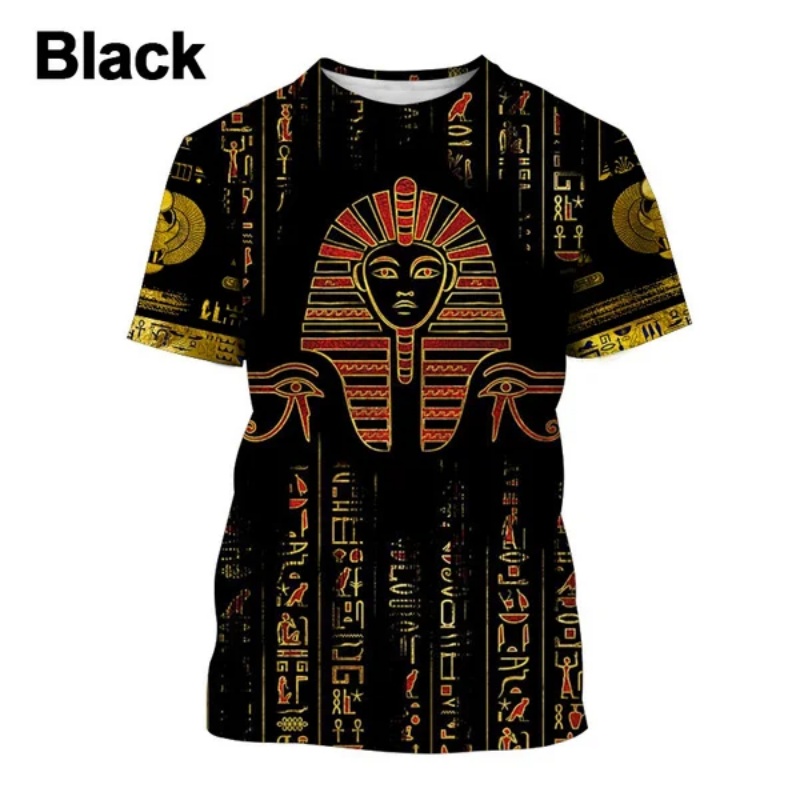 3D Printed Pharaoh Anubis T-Sh - Street Fashion Egypt avaliação e preço