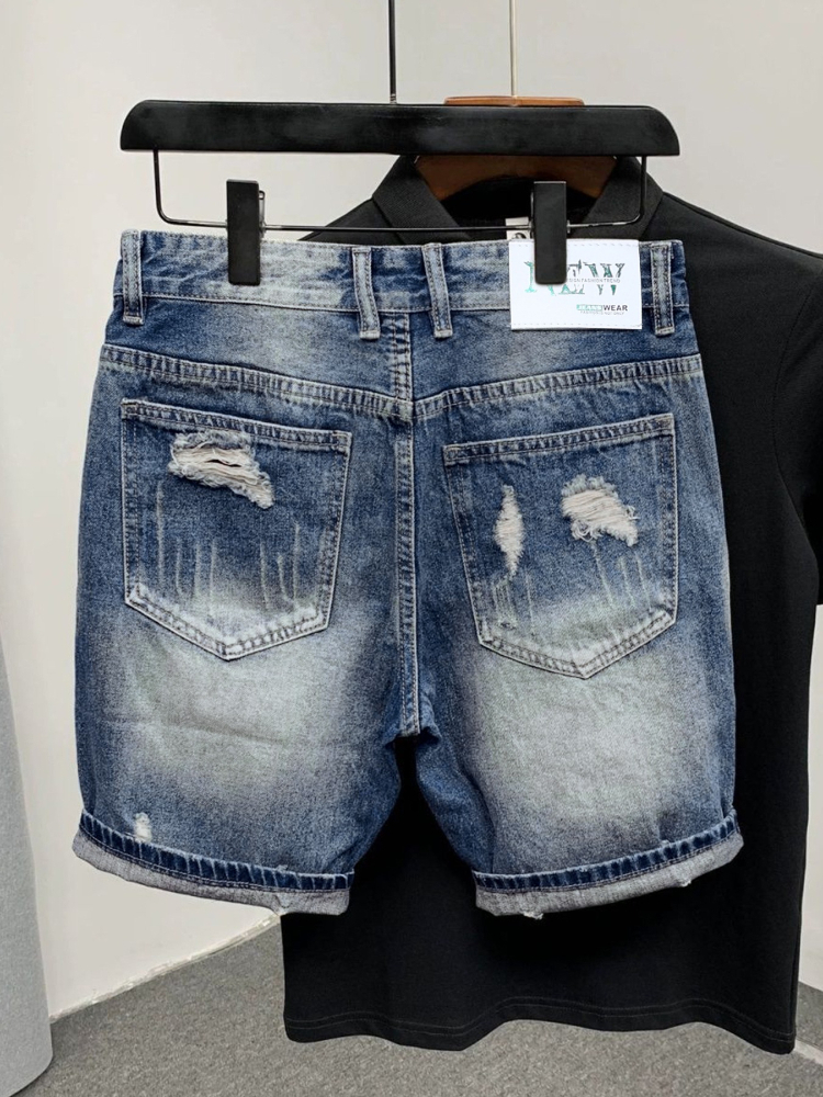2026 Summer Ripped Straight Me - Street Fashion Korean avaliação e preço