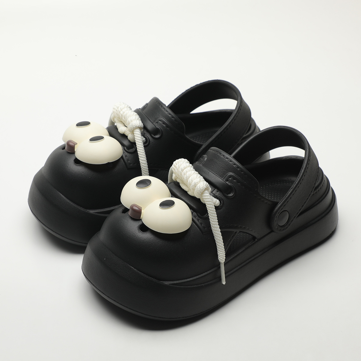 Cute DIY Big Eyes Fashion Clog - Street Fashion Walk avaliação e preço