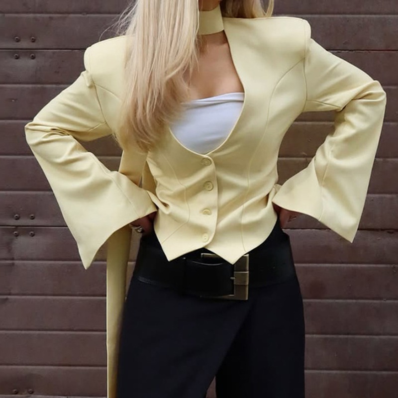 Tuularose Women Fashion Blazer - Street Fashion Look avaliação e preço