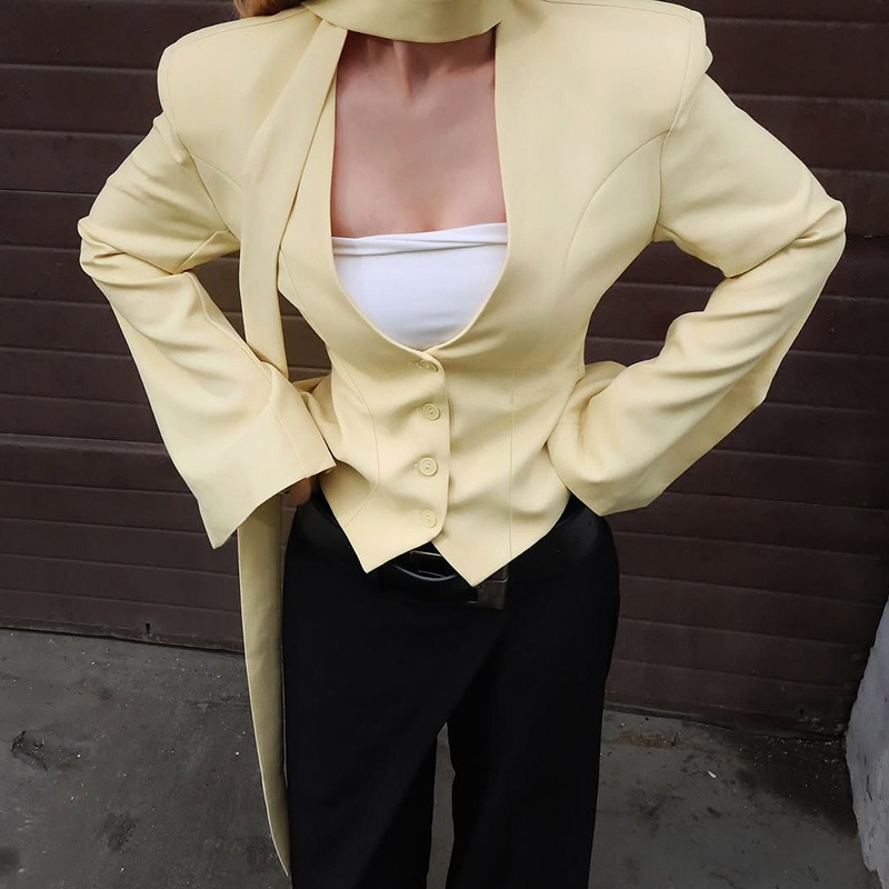 Tuularose Women Fashion Blazer - Street Fashion Look avaliação e preço
