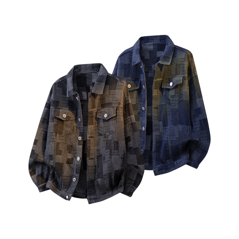 2026 Spring Men Washed Denim J - Street Fashion Couple avaliação e preço