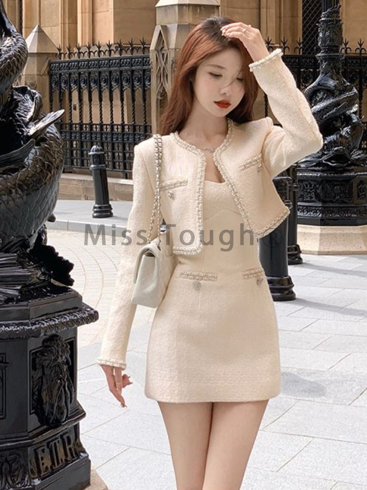 Frence Elegant Two Piece Set W - Street Fashion Korean avaliação e preço