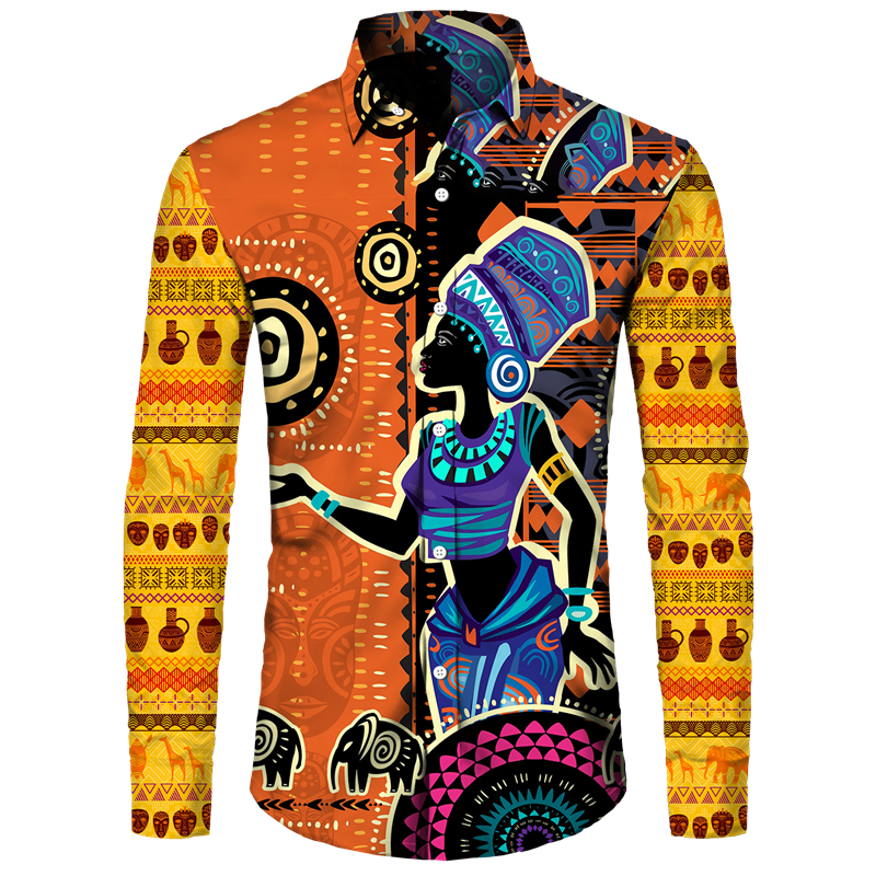 Ancient Egypt Printed Men's Sh - Street Fashion Egypt avaliação e preço
