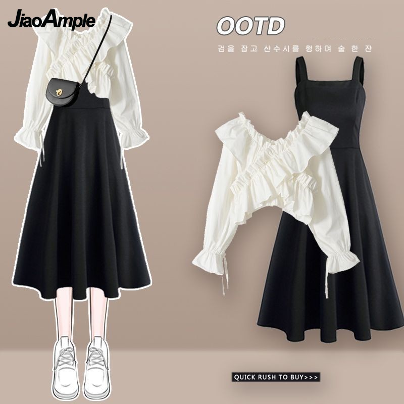 Women's Dress Set 2025 Spring  - Street Fashion Korean avaliação e preço