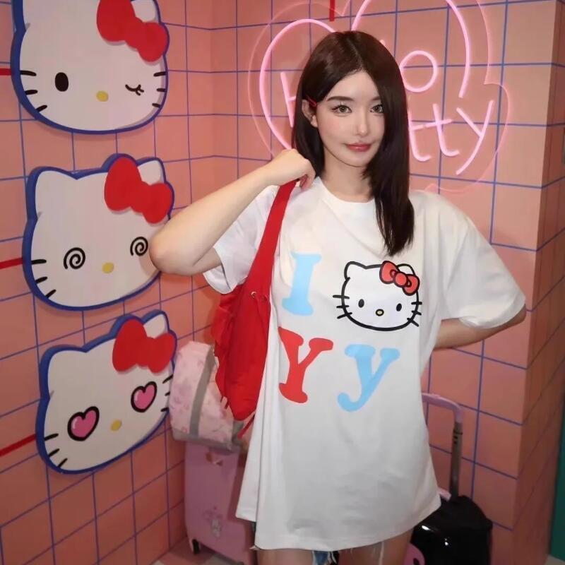 Short-Sleeved Sanrio Summer Pu - Street Fashion Jersey avaliação e preço