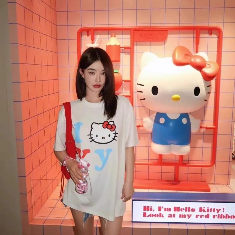 Short-Sleeved Sanrio Summer Pu - Street Fashion Jersey avaliação e preço