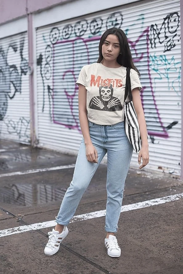 New Fashion Misfits Punk Style - Street Fashion Jersey avaliação e preço